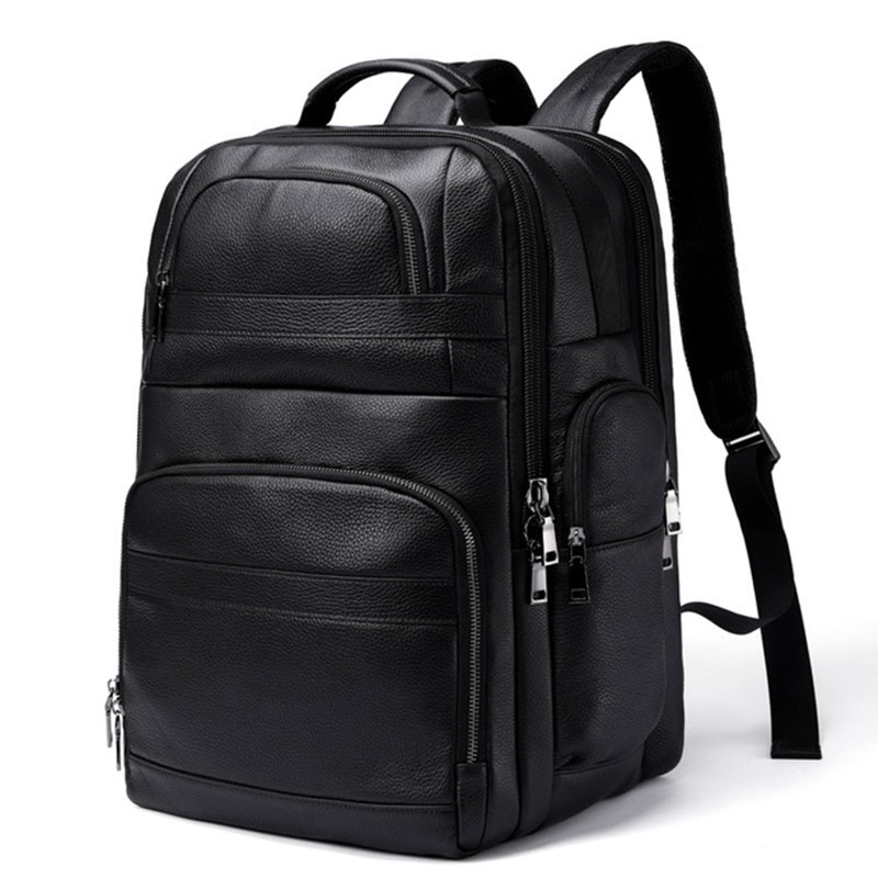Leather Work Rucksack - Luufan Echt leder Rucksack mit USB