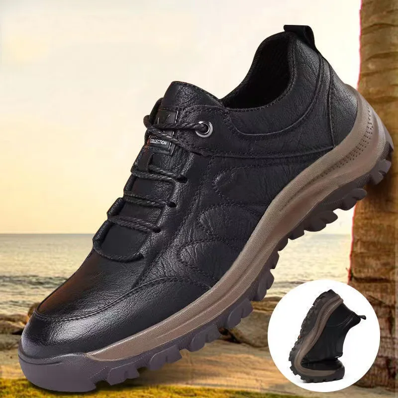Leatherwork Clamp - Bequeme Street Trendy Laufmode Herrenschuhe rutschfeste