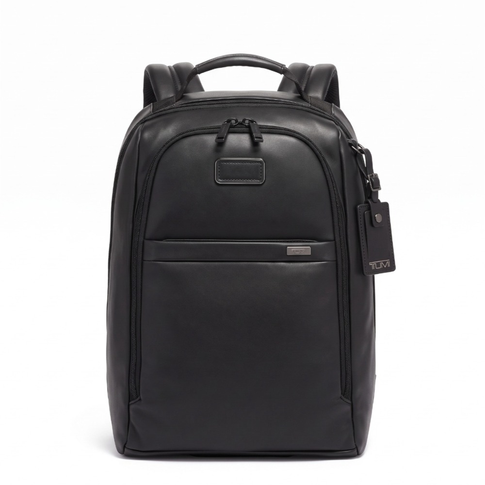 Leather Work Rucksack - Luxuriöser Herren-Lederrucksack, Business-Laptoptasche (14 Zoll), minimalistischer
