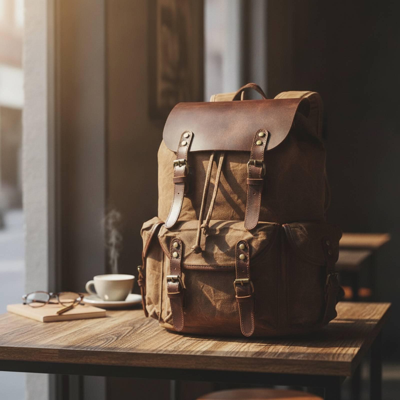 Canvas-Reiserucksack, strapazi – Leather Work Rucksack Bewertung und Preis