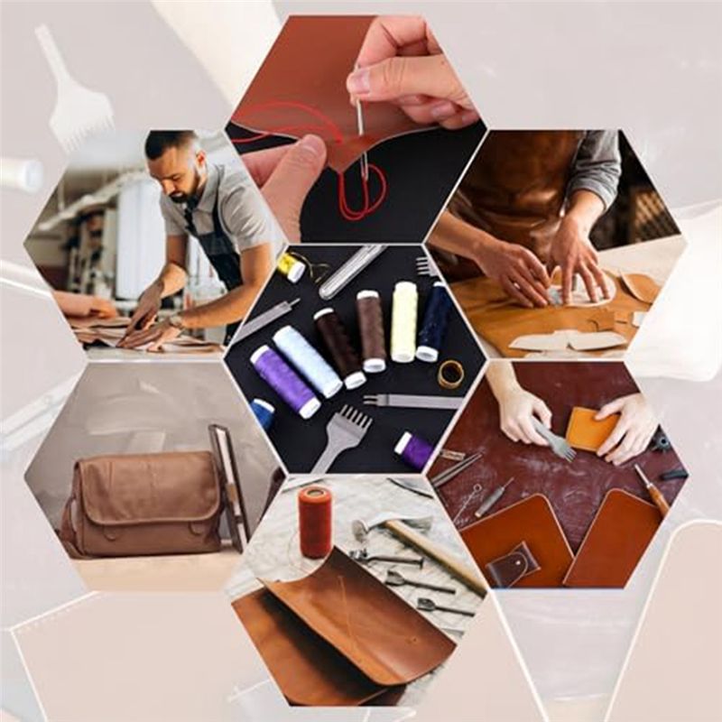 ABHI-14-teiliges Lederbearbeit – Leatherwork Beginner Tools Bewertung und Preis