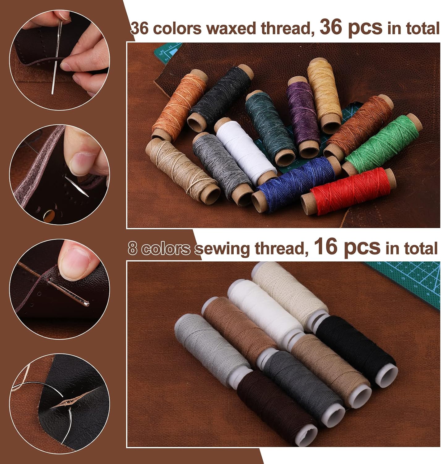 628-teiliges Lederbearbeitungs – Leatherwork Beginner Tools Bewertung und Preis
