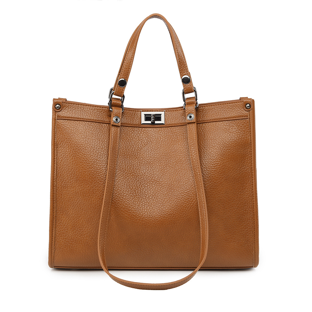 Damen Große Kapazität Tragetas – Leather Work Handbags Bewertung und Preis