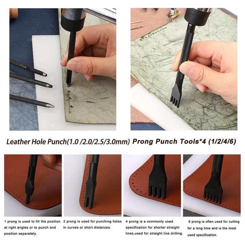 Für Lederarbeiten Werkzeugset  – Leatherwork Beginner Tools Bewertung und Preis
