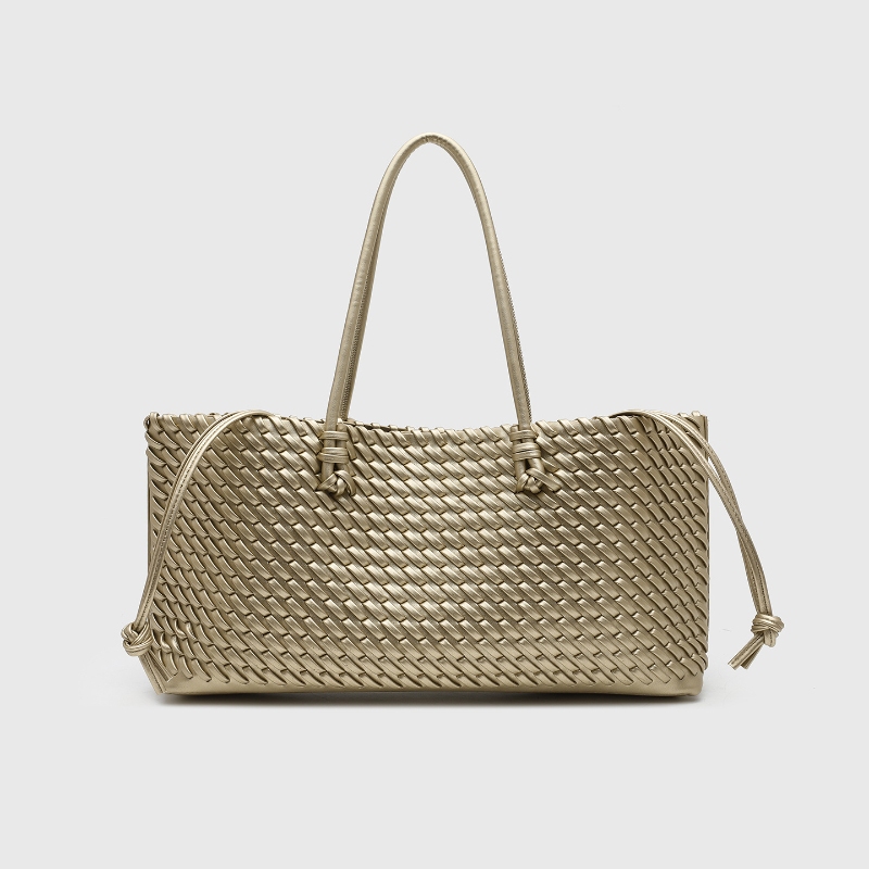 Designer Luxus PU Gewebte Trag – Leather Work Handbags Bewertung und Preis