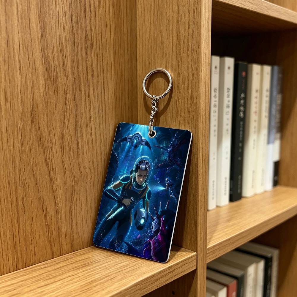 Hot Game S-Subnautica 2 Auswei – Leatherwork Keychain Bewertung und Preis