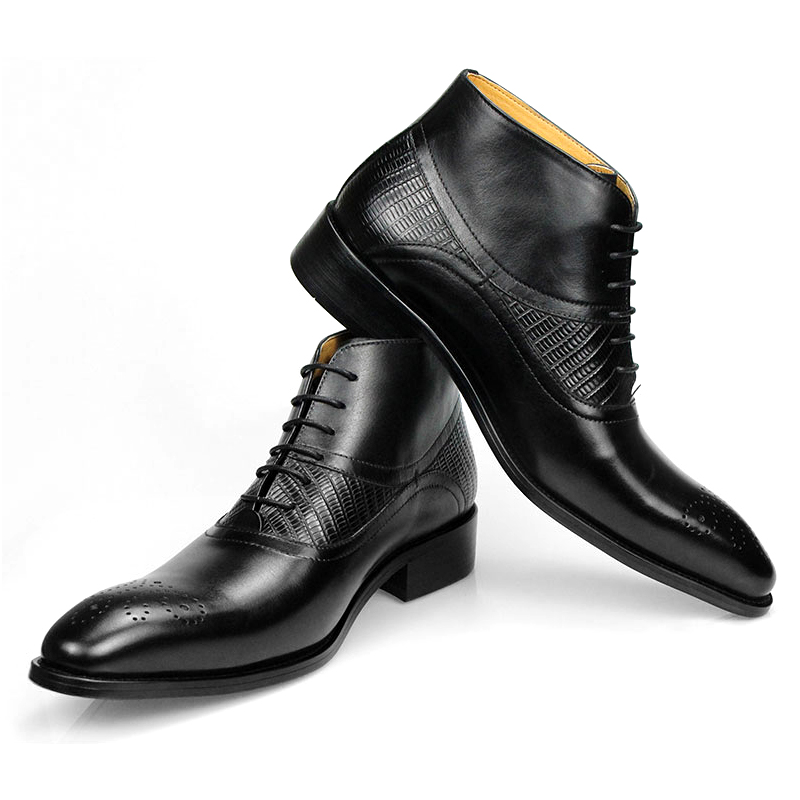 Echtes Leder Schuhe männer Sti – Leather Work Factory Bewertung und Preis
