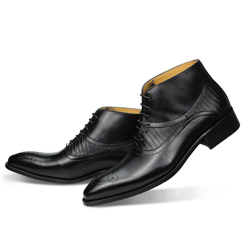 Echtes Leder Schuhe männer Sti – Leather Work Factory Bewertung und Preis