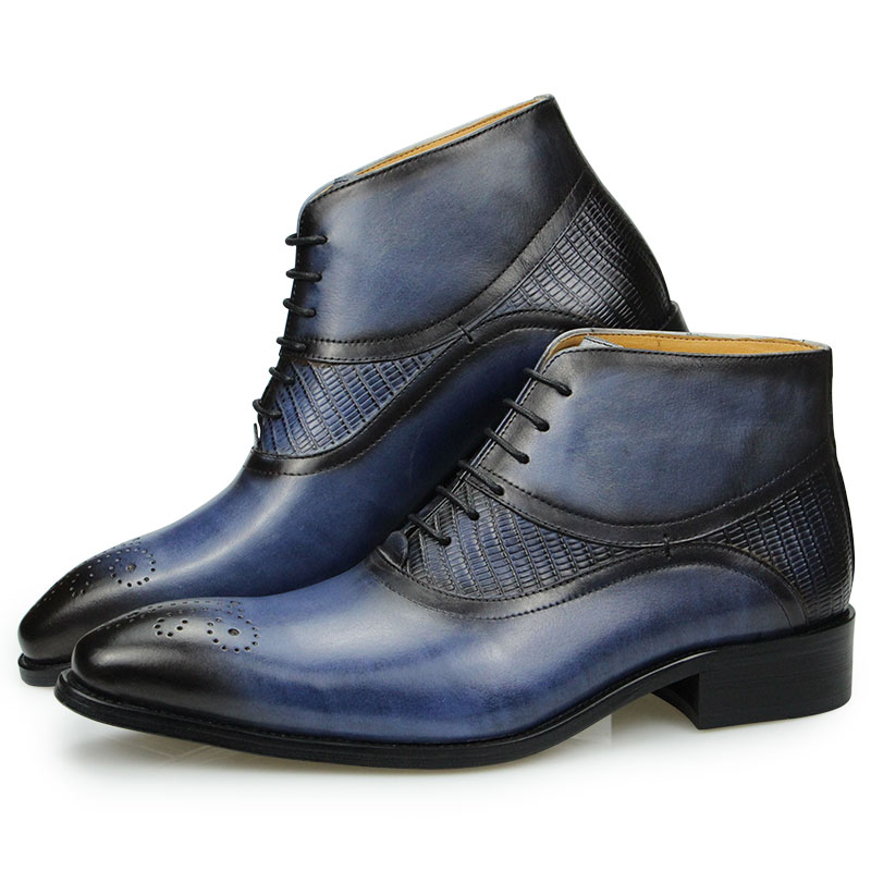 Echtes Leder Schuhe männer Sti – Leather Work Factory Bewertung und Preis