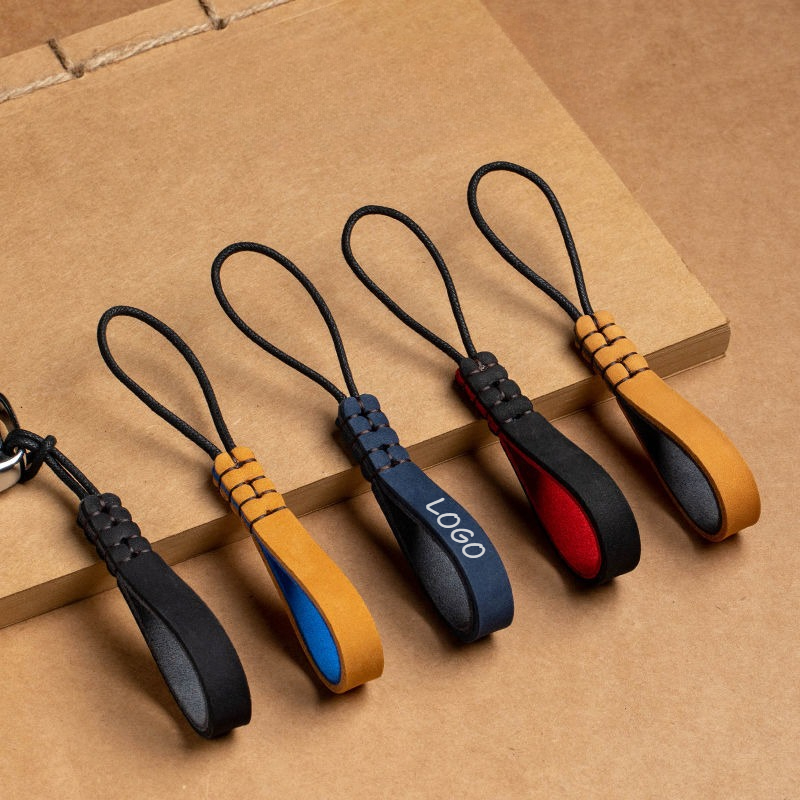 Personalisierter Logo-Schlüsse – Leatherwork Keychain Bewertung und Preis