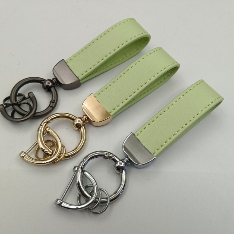 Laser Custom LOGO Verfärbter L – Leatherwork Keychain Bewertung und Preis