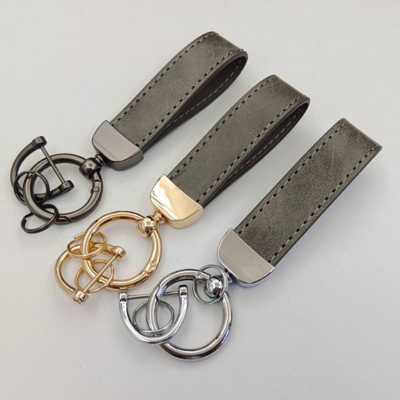 Laser Custom LOGO Verfärbter L – Leatherwork Keychain Bewertung und Preis