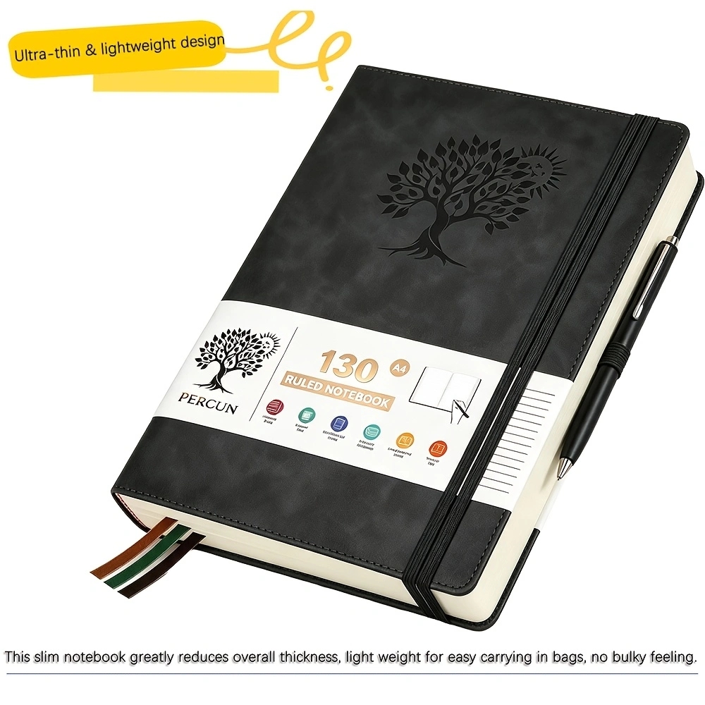 A4 liniertes Hardcover-Notizbu – Leatherwork Books Bewertung und Preis