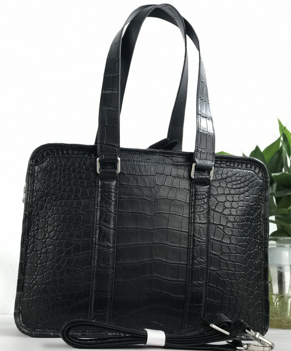 Neue Krokodilleder-Laptoptasch – Leather Work Handbags Bewertung und Preis