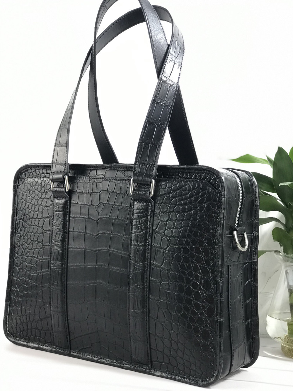 Neue Krokodilleder-Laptoptasch – Leather Work Handbags Bewertung und Preis