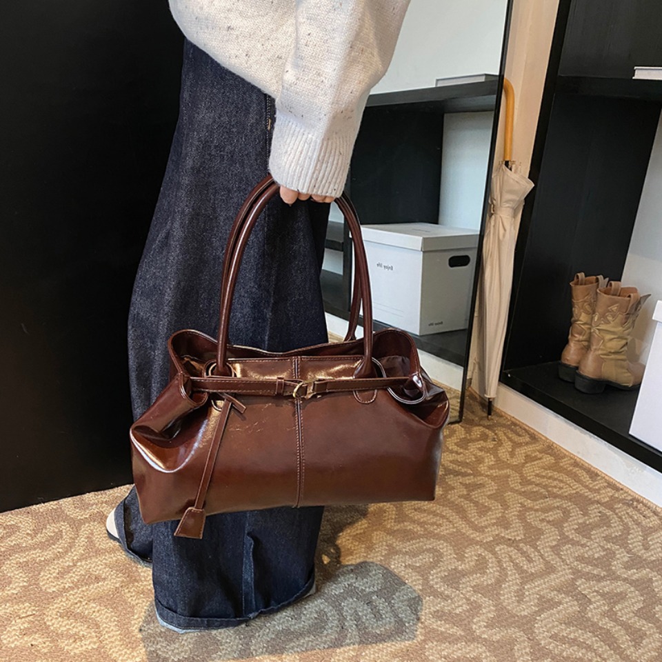 Winter Öl PU Leder Hobo Handta – Leather Work Handbags Bewertung und Preis