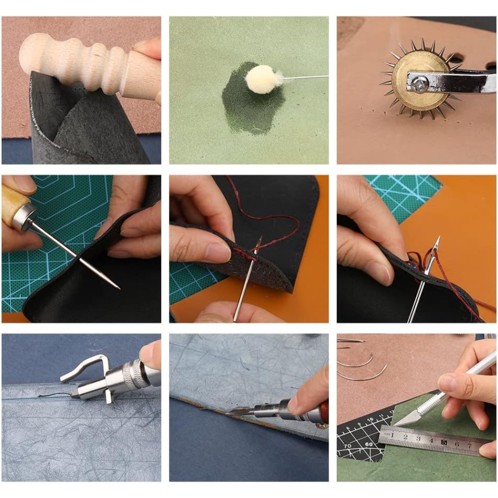 Leder-Arbeitswerkzeuge, prakti – Leatherwork Beginner Tools Bewertung und Preis