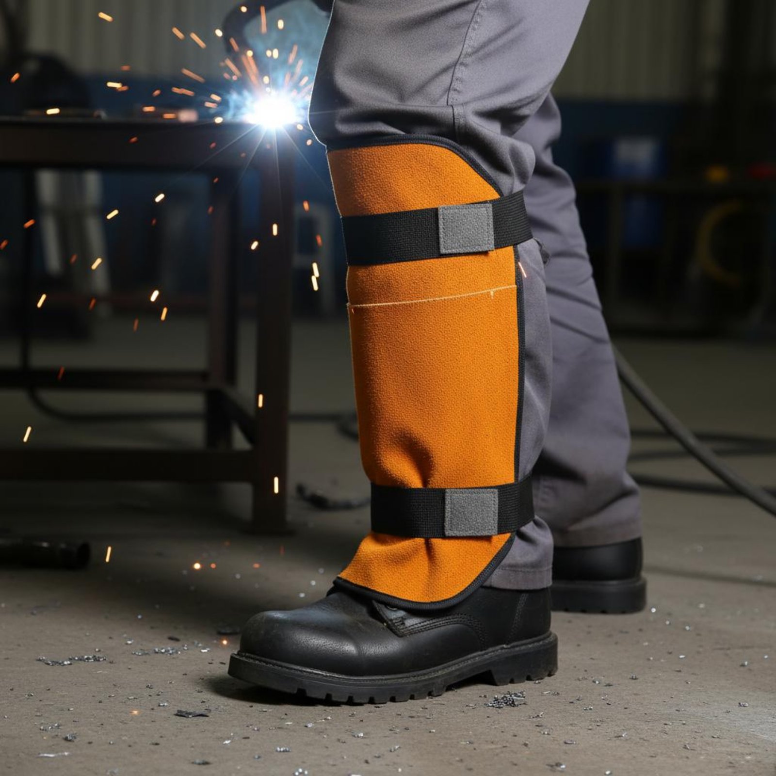 Schweißer-Gamaschen, Knieschon – Leather Work Knee Pads Bewertung und Preis