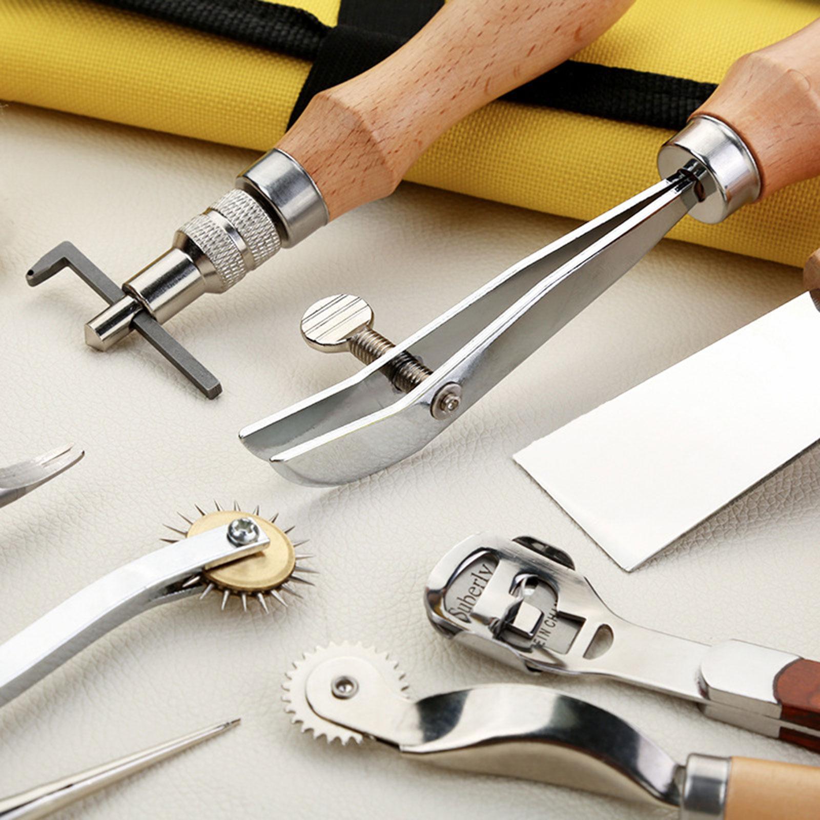 29-teiliges PU-Leder-Arbeitsse – Leatherwork Beginner Tools Bewertung und Preis
