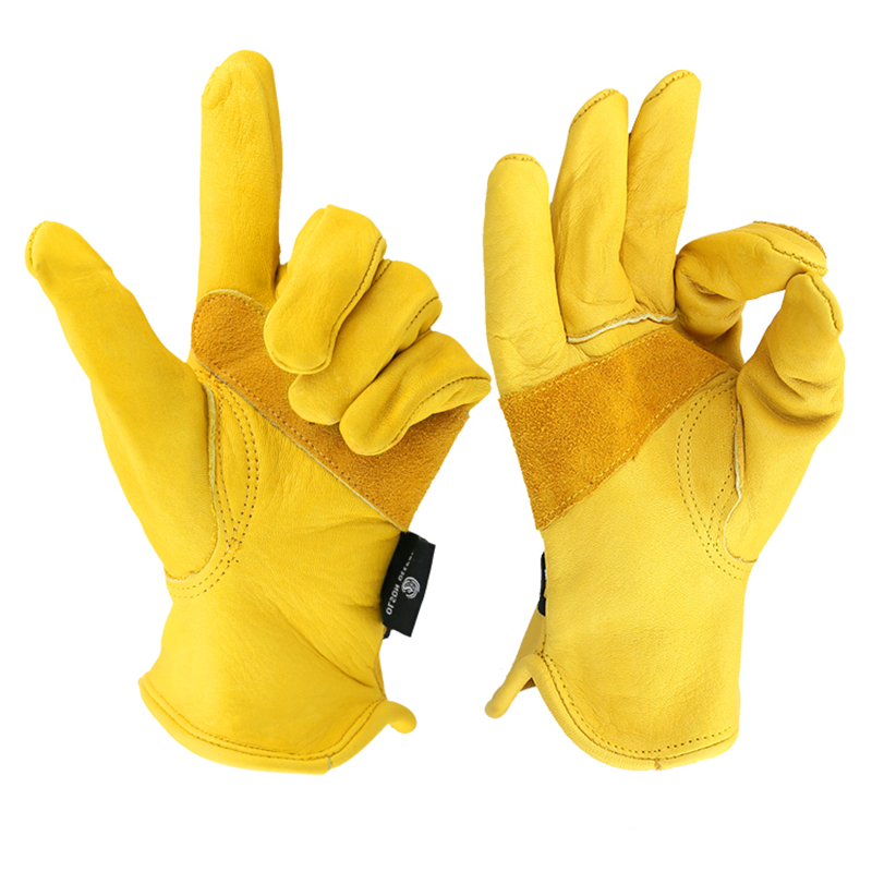Arbeits handschuhe Rindsleder  – Leather Work Factory Bewertung und Preis