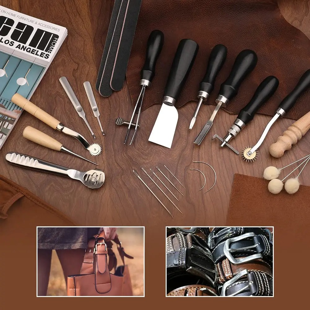 Fenrry 37-teiliges Leder-Arbei – Leatherwork Beginner Tools Bewertung und Preis